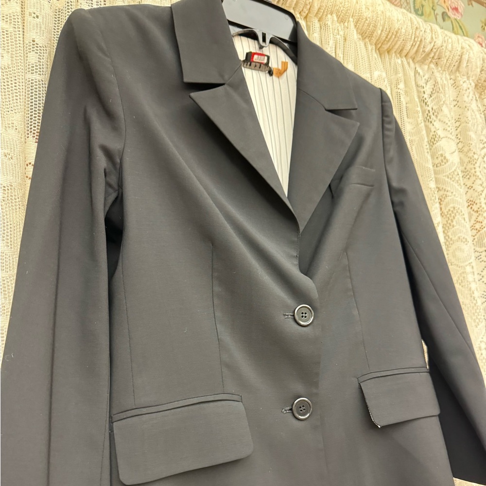 Alice and Olivia Black Blazer Jacket - Picture 3 of 9